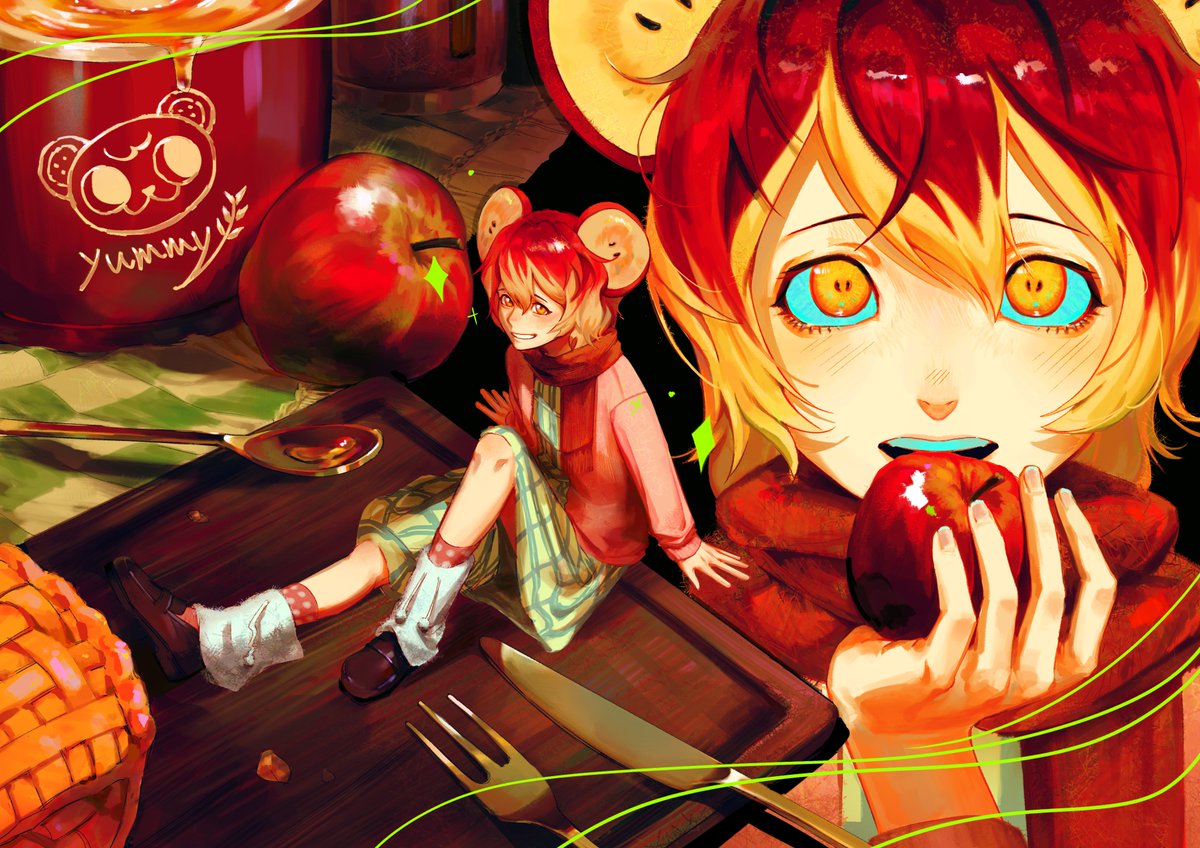 SIMILU02's tweet photo. #drawing 
畫朋友oc 快樂🍎🥳 https://t.co/uQ7WyMQH8d