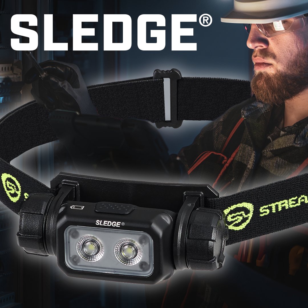StreamlightUK's tweet image. 🚨Introducing: The newly launched Sledge® headlamp!🚨

A rugged, multi-fuel flood headlamp built for professionals who need reliable light in tough conditions.

💡 Up to 600 lumens of consistent output, plus a THRO burst mode with 1,000 lumens when you need maximum brightness.…