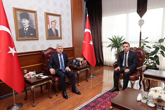 Sakarya Valisi Rahmi Doğan’dan Kaymakama Hayırlı Olsun Ziyareti