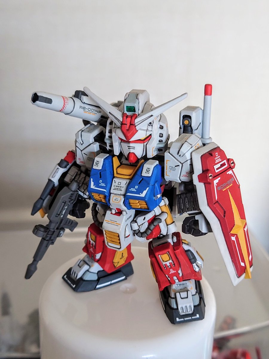 #モビリティジョイント
パーフェクトガンダム以来のそそる機体、フルアーマーZZ。FAZZとして塗るかどうしよう…