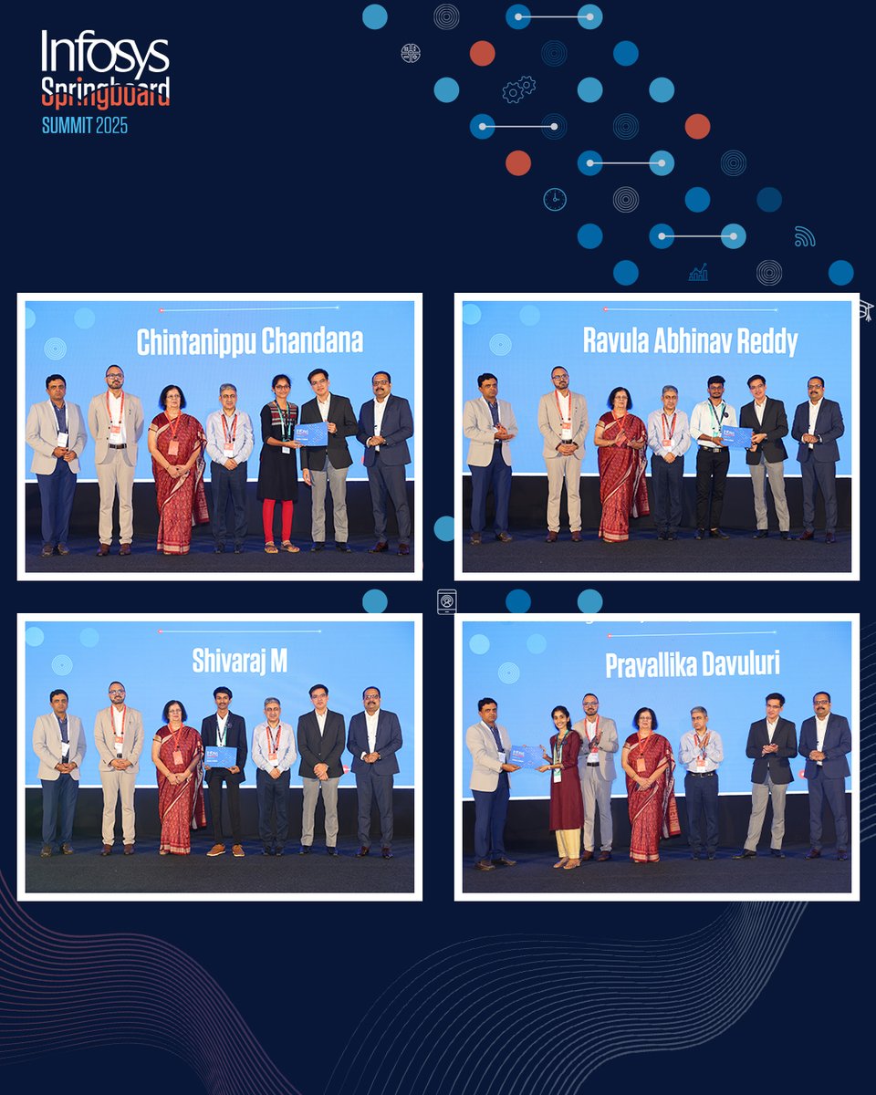 InfySpringboard's tweet image. From virtual projects to sports fields, Infosys Springboard Internships prepare future-ready talent and nurture champions for life.

#InfosysSpringboard #learningtolivelihood #InfosysSpringboardsummit2025