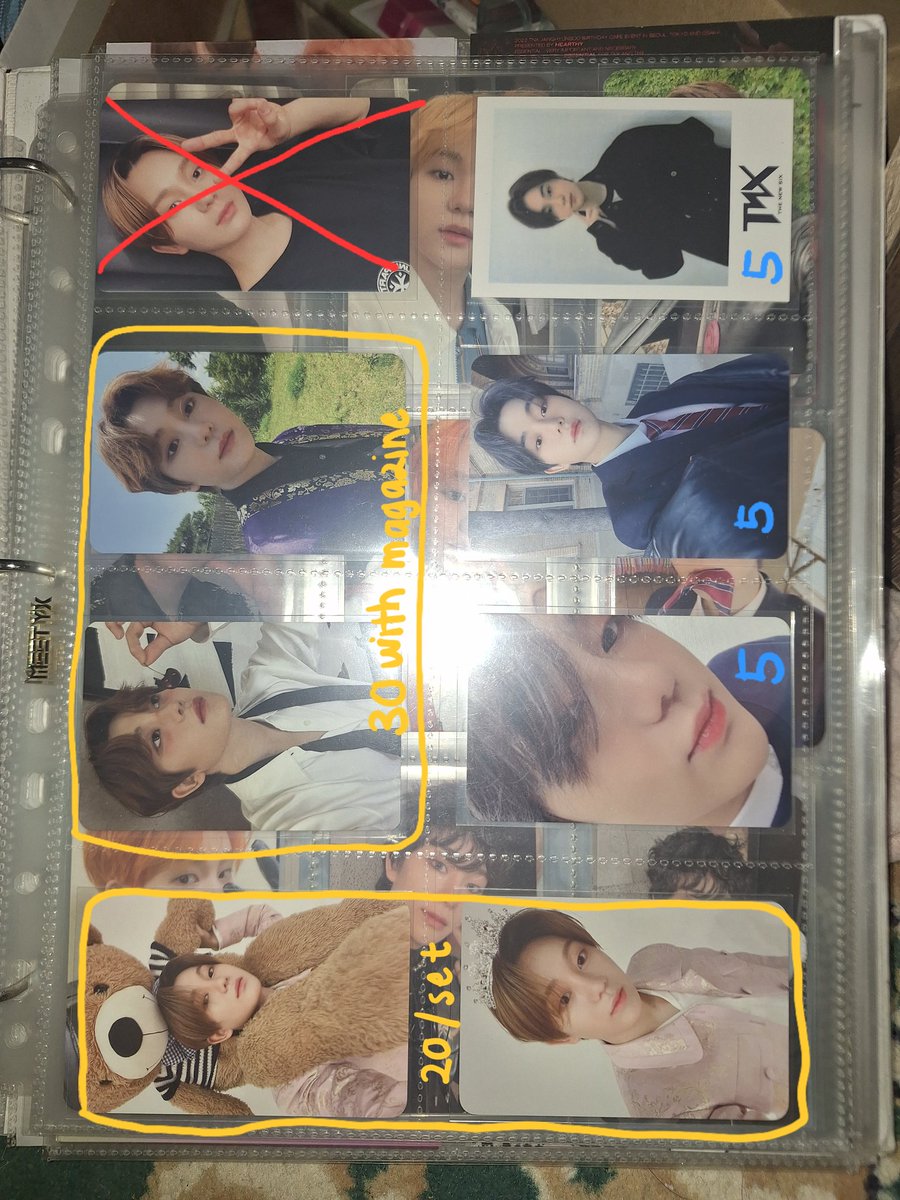 bubblyuyucart's tweet image. WTS 🇲🇾

TNX HYUNSOO VARIOUS PHOTOCARD

- price in RM
- lowered the price
- discount if take a lot

🌎 ok (but need to have 🇲🇾 add)
📦 RM 0.50 / toplo
📬 RM 9 WM || RM 16 EM
✅ spay / online banking
❌ no sensitive, backout, and joy buyer
#pasartnx #wtstnx #wtswtbtnx