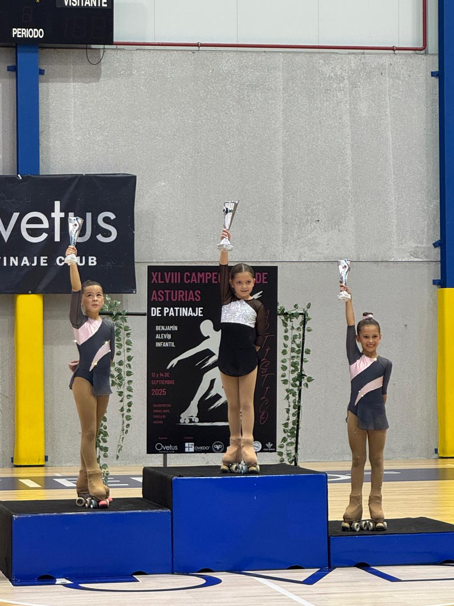 🏆✨ Gran papel en el Campeonato de Asturias de Patinaje Artístico <a href="/FDPPA_/">FDPPA</a> !
Pelayo Álvarez Aldecoa se proclama campeón 🥇, Marta Martín Suárez del Villar logra el subcampeonato 🥈 y Sofía Potemkin Fernández consigue el 3º puesto 🥉¡Enhorabuena a nuestr@s deportistas! #SomosCAO