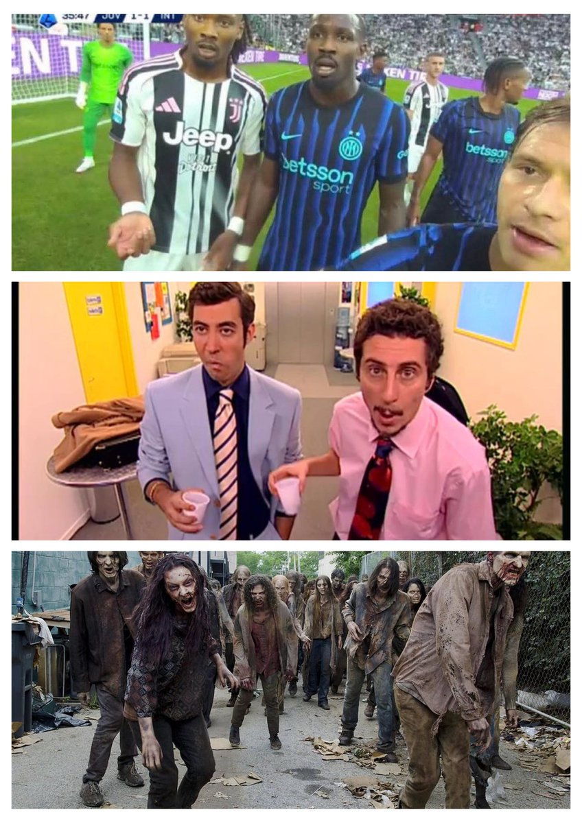 davide_arnesano's tweet photo. La nuova Ref cam è più Camera Cafè o The Walking Dead?
Ps: in realtà questo è un selfie di Barella. https://t.co/cfVPxf8Rp5