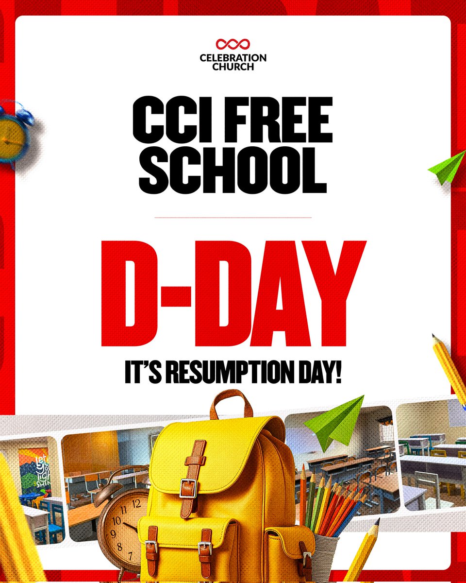 Our free school starts today. 🥳❤️

Today marks a new beginning where young minds are nurtured, and dreams are ignited! 🌟

We can't wait to see all God will do through our inaugural set of students. 🥹

#CCIIbadan 
#CCIGlobal 
#CCIFreeSchool