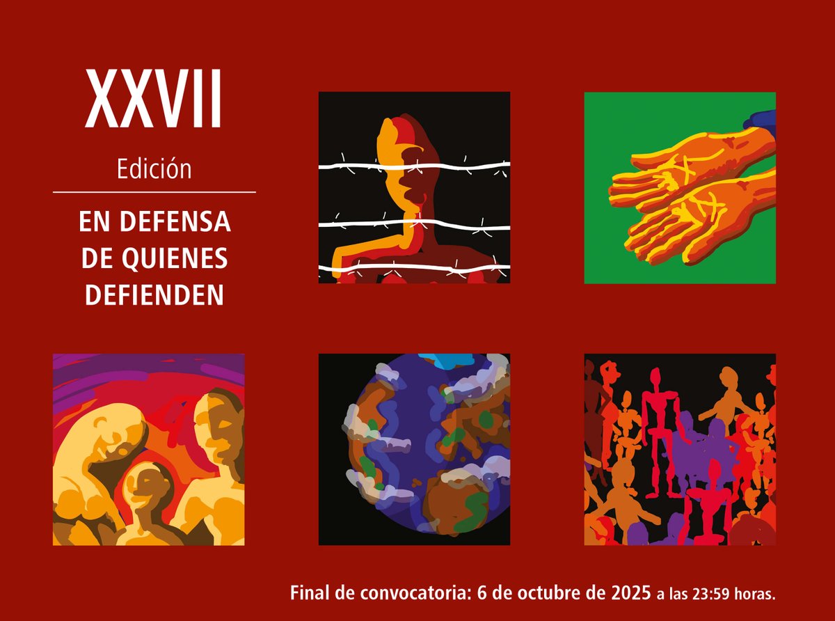📢 Abierta la convocatoria de los XXVII Premios Derechos Humanos “Carlos Carnicer” de la Abogacía, bajo el lema “La defensa de quienes defienden”.
🏆 Se reconocerán personas, instituciones y medios que destaquen en la defensa de los #DerechosHumanos.
📅 Plazo hasta el 7 de