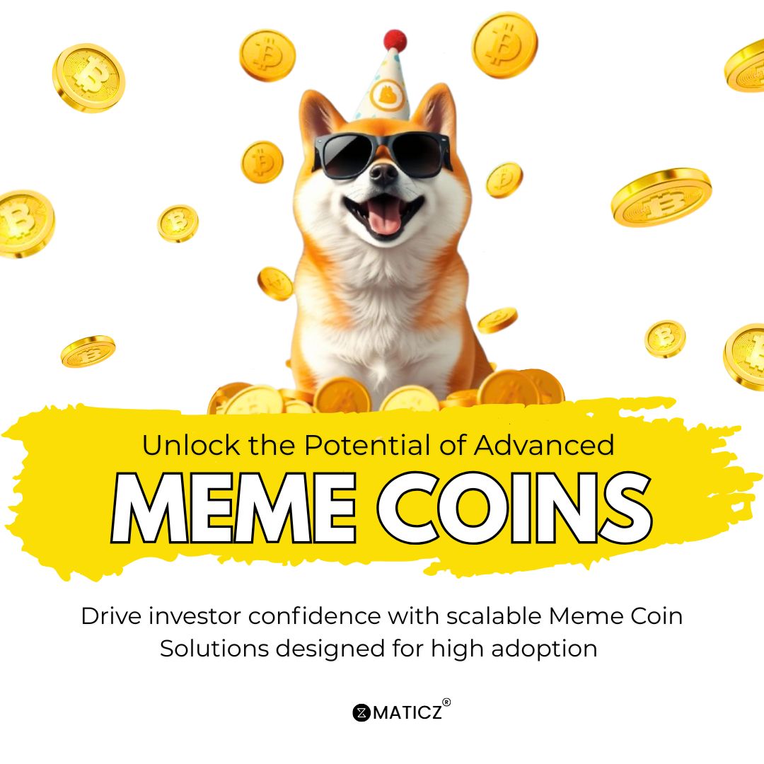 MaticzTech's tweet image. Launch your own high-performance digital tokens with expert Meme Coin solutions! Build secure, scalable, and market-ready coins that attract users and investors. 🔗maticz.com/meme-coin-deve…
#MemeCoin #MemeCoinDevelopment #CryptoTrading