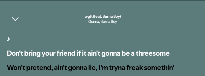 Suddenly this Burna's verse makes sense.