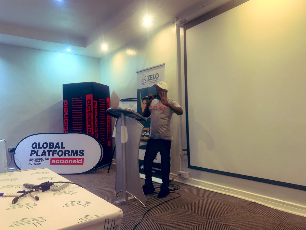 <a href="/DChidarara/">#ThePeoplesAdvocate</a>  from <a href="/ActionAidZim/">ActionAid Zimbabwe</a> 
Speaks on 4 principles on Just transition and the importance of them being people centered 
<a href="/zccinzim/">Zimbabwe Council of Churches</a> <a href="/ZELA_Infor/">Zimbabwe Environmental Law Organisation (ZELO)</a>  
#zami2025 
#YouthSymposium