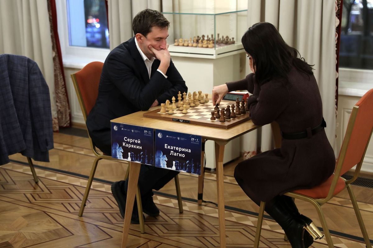 PHChess's tweet image. FIDE should not have allowed Lagno 🇷🇺 to participate, as she breaches the rules of neutral athletes by repeatedly participating in Karjakin´s propaganda tournaments in Moscow🇷🇺.