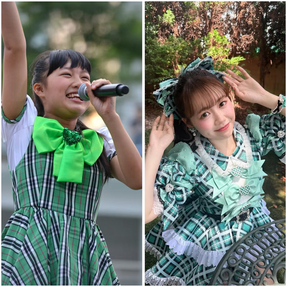 本当にかわいい😭🤍
昔も今もずっとだいすき🥹💙❤️🩷💚

出会った時の思い出深い衣装が10年経って、パワーアップして出てきてくれるの本当に嬉しいエモい😭🧡
やっぱり髪型も土っキュンオマージュかなー？？