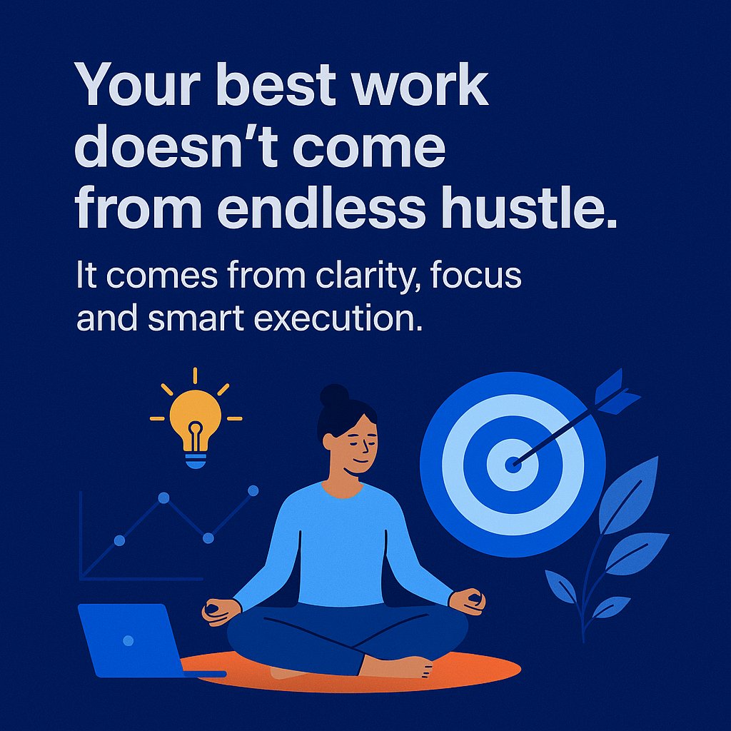 BlazesoftStudio's tweet image. Your best work doesn’t come from hustle.
It comes from clarity, focus, and smart execution.

🔹 Burnout ≠ productivity
🔹 Focus fuels growth
🔹 Consistency wins

Build with balance. Build with clarity.
#BlazesoftStudio #MondayMotivation #TechMindset #StartupLife