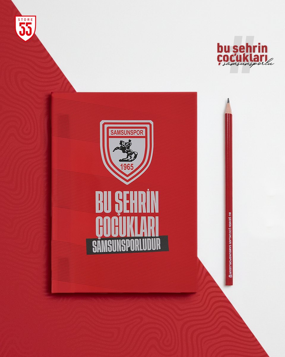Okullar açıldı, hazırlıklarını tamamladın mı? 📚 Defter ve kalemler Store55’te seni bekliyor.

📲 Hemen almak için: store55.com.tr/urun/samsunspo…