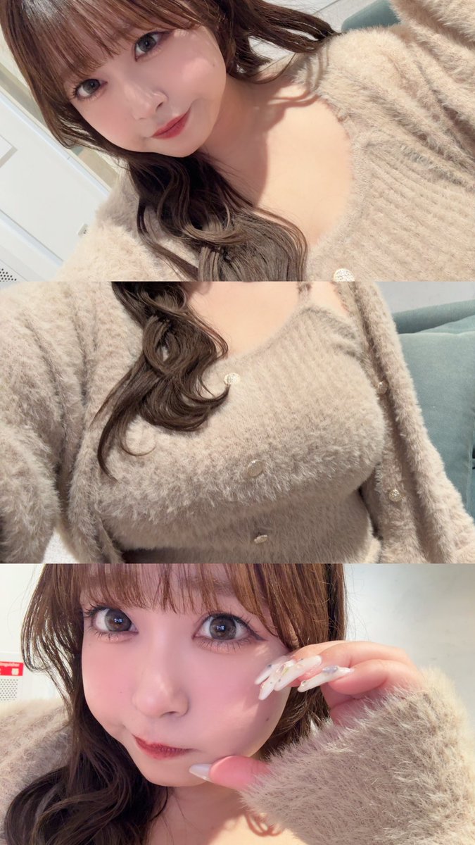 aimaruuuuu's tweet photo. LouiosyのZOZOTOWNオープン1周年記念アイテム発売開始しました🦔ྀི🤍🤍ニットアンサンブルもキャミワンピも大人気で昨日のZOZO女性ランキングで1、2位になりました😭😭😭いつも本当にありがとう😭😭😭
. https://t.co/RNHQieLHms
