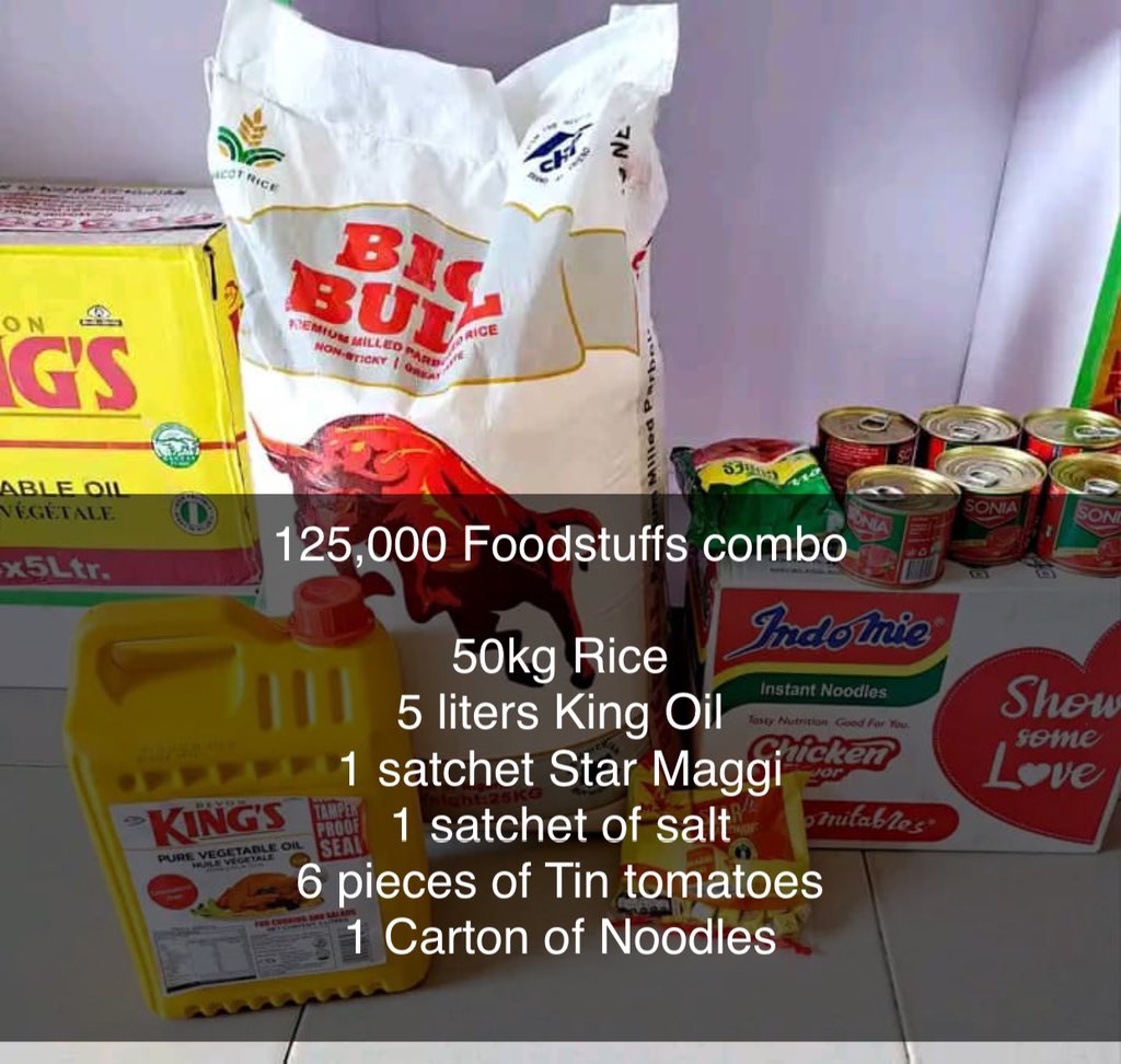 KateTreats's tweet photo. Get more for your money! Our affordable foodstuff combos offer great value and variety. Explore the options! 😋
Frame 1: 125,000
Frame 2: 67,000
Frame 3: 45,000
Frame 4: 80,000
#foodcombos, #affordablegroceries #grocerydeals https://t.co/gdFky8L41W