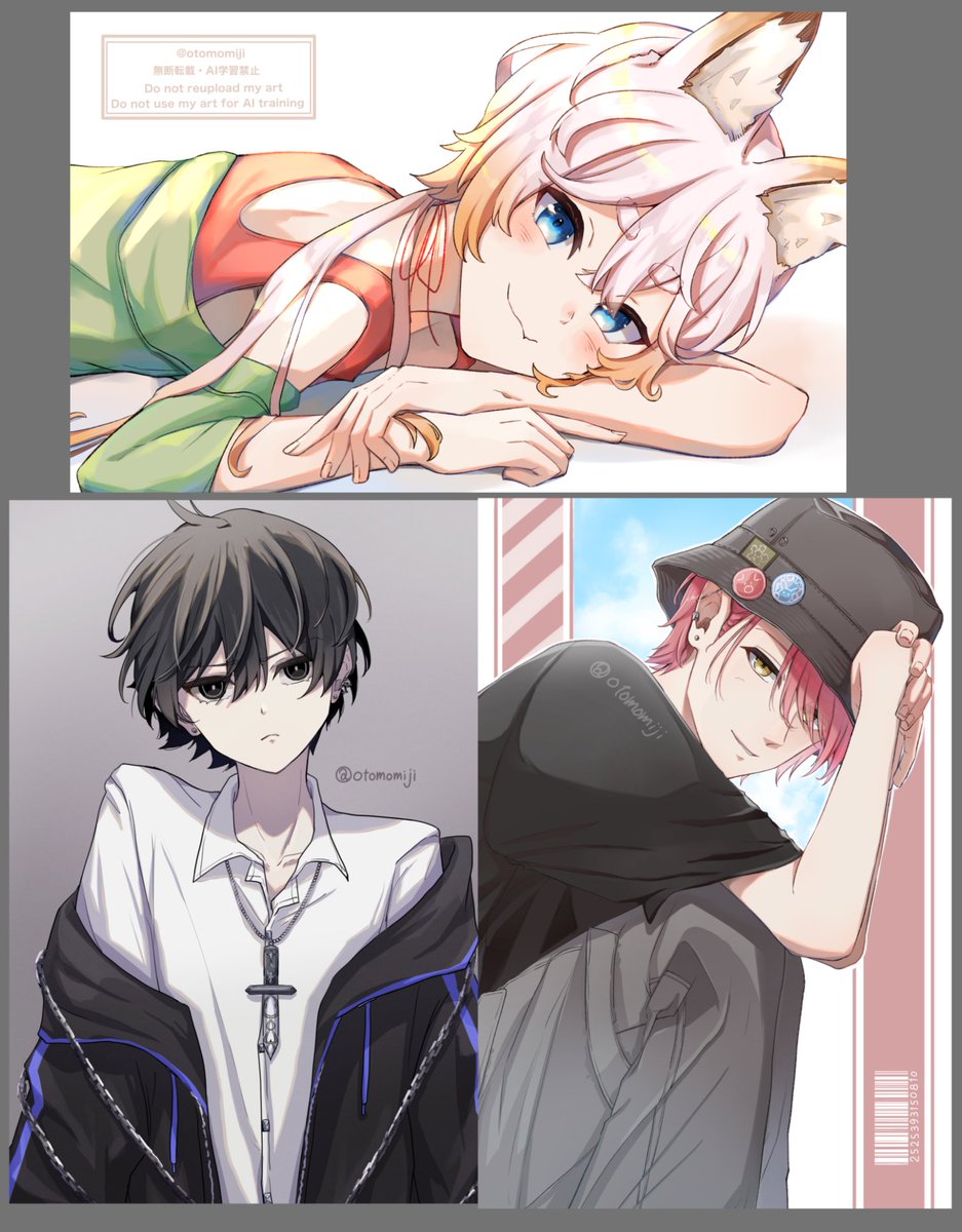#三連休はフォロワーさんが増えるらしい
 最近サイウィ関連絵多めですが、創作もしてます！
かっこいい子が好きな方、良ければ👀✨