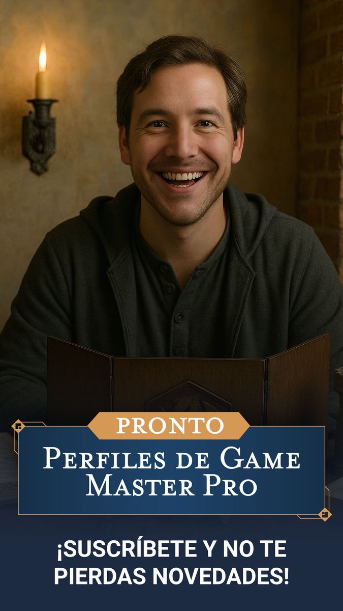 ✨ ¡Perfiles Pro para GMs muy pronto!
Reserva directa, pagos seguros, logros y más.
💥 Casi listos.
👀 ¿Estás preparada/o?
