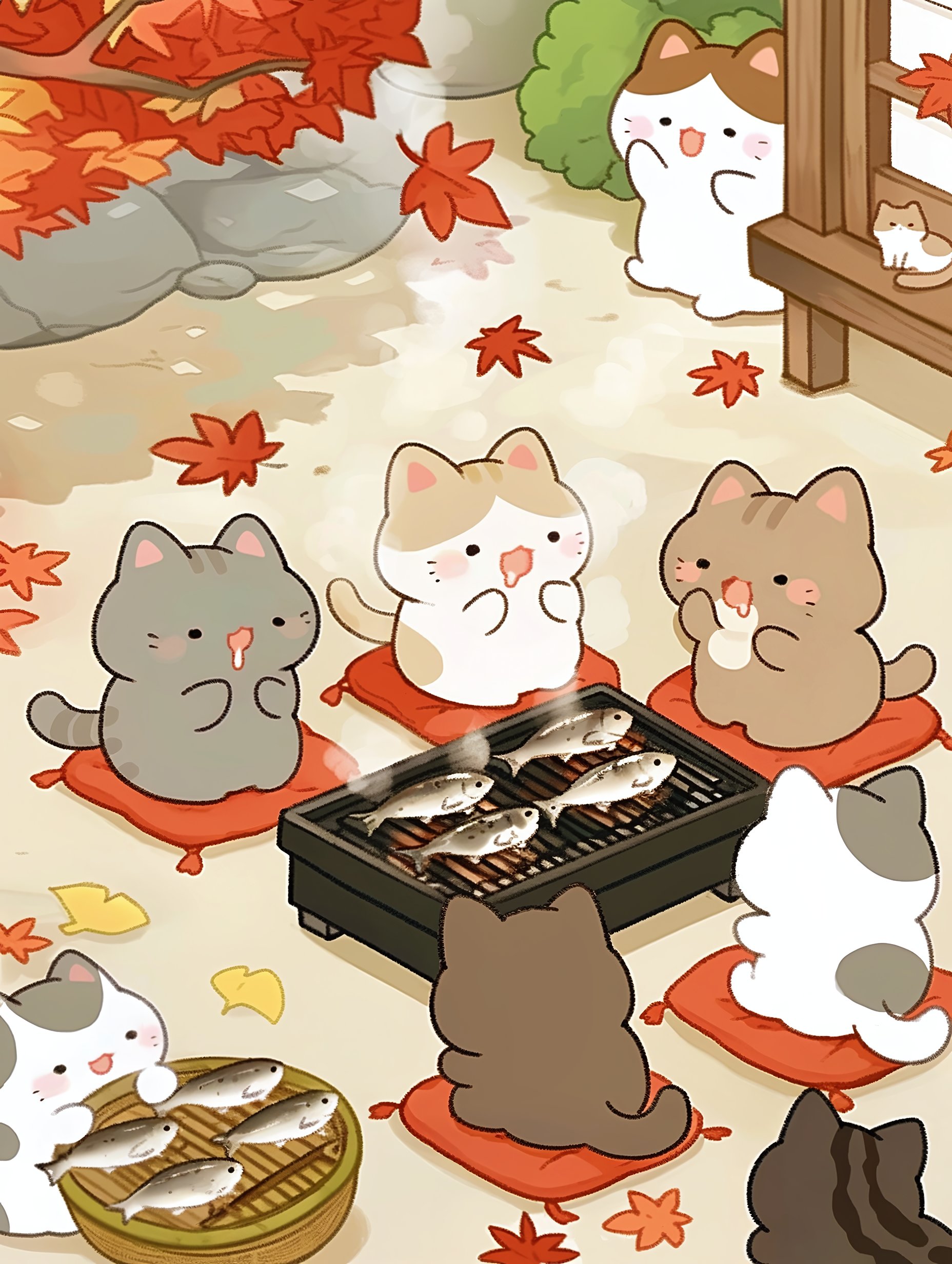 ◆ねこっこ◆ DECOLE デコレ コンコンブル / ねこずきん 梅 2024 節分 鬼っこ