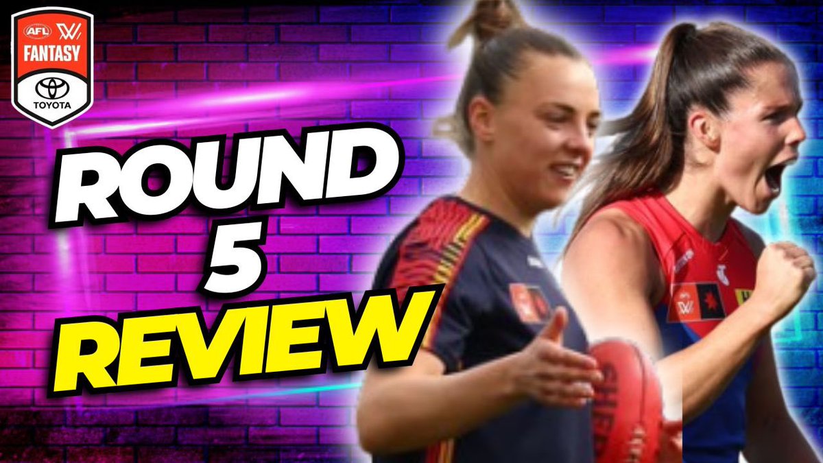 🚨NEW EPISODE🚨

<a href="/BailsDT/">Bailey Irrgang</a> &amp; <a href="/Tom_Hales_/">Tom Hales</a> recap all of the action from Round 5. We discuss:

👀 Round 5 games
🧐 Key takeaways
🎯 Trade in and out Targets

Check it out👇

WATCH: youtu.be/fYZg2JG1uW8?si…

#AFLWFantasy
