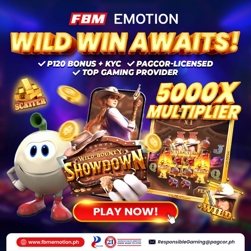 fbmemotion's tweet photo. Go for all-in on excitement! 🎉 Sa FBM, experience the perfect mix of fun, thrill, and rewards. Whether it’s bingo, slots, or tables—lahat nandito. Play like a Champion, win like a Champion!