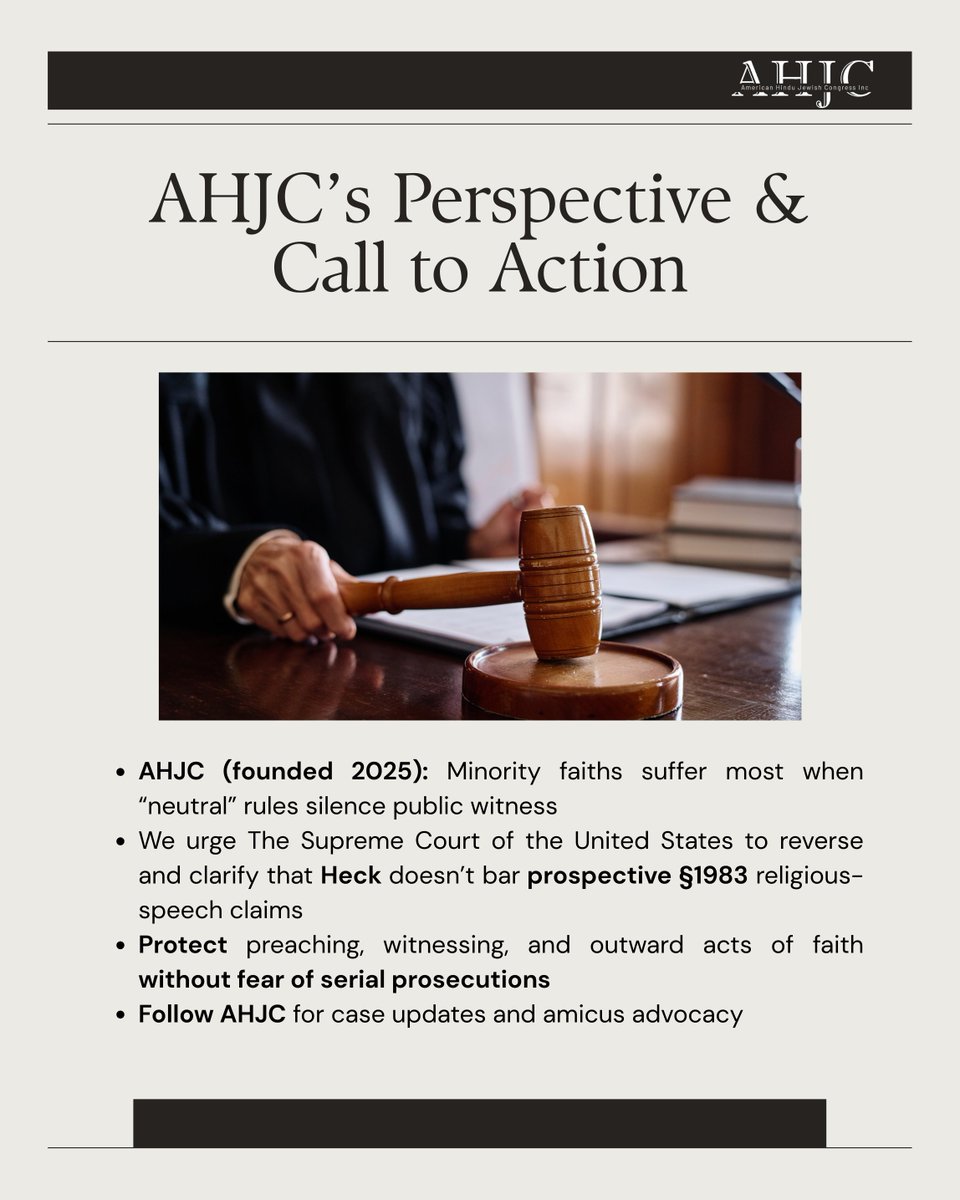 American Hindu Jewish Congress tweet media