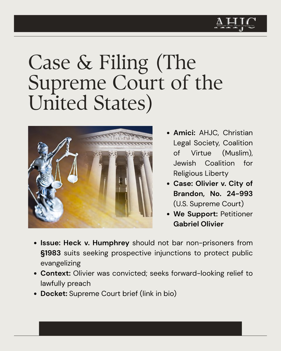 American Hindu Jewish Congress tweet media