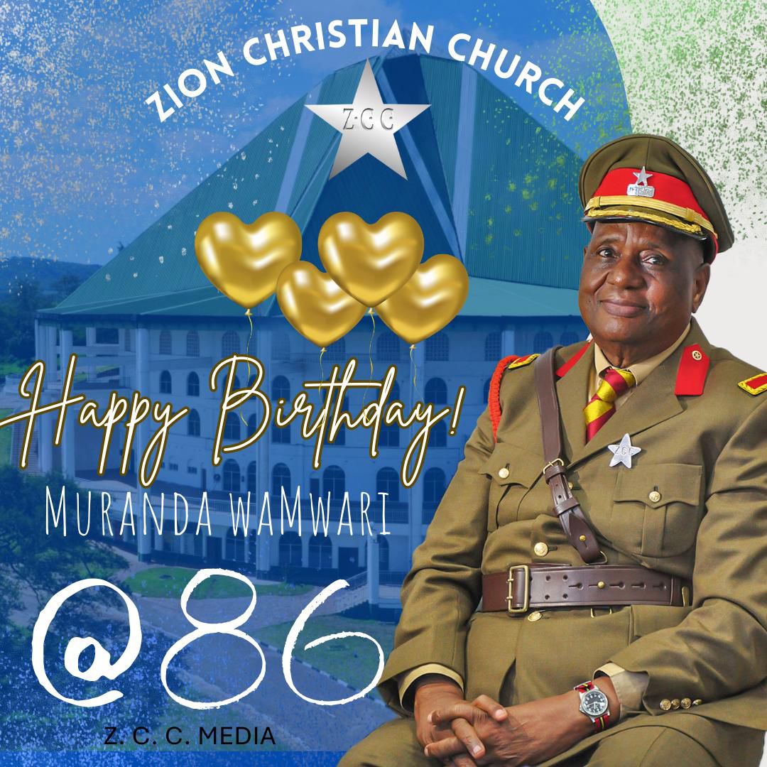 🎉 Happy Birthday to our beloved Bishop Dr. Nehemiah Mutendi. Your life is a gift to the world, a wellspring of wisdom, faith, &amp; unwavering love. We thank God for your 86 years of grace, leadership, &amp; spiritual fatherhood. May your day be filled with peace, joy &amp; warmth. 💙💚🤍
