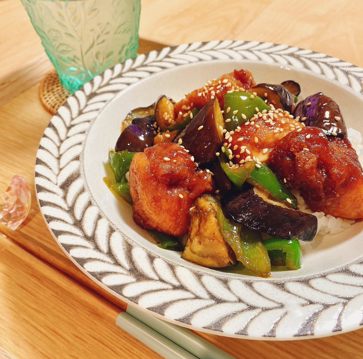 冷食のから揚げでかんたん酢鶏丼
