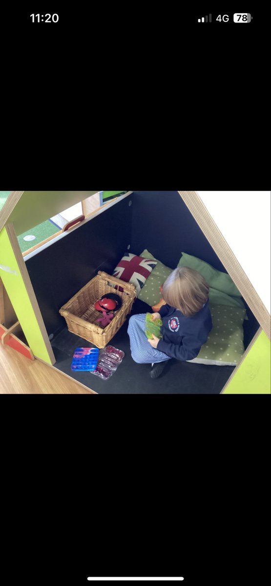 Even our new children can’t help but pick up a book! #importanceofreading #readingcorners