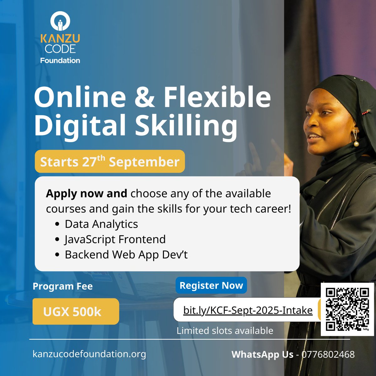 KanzuCodeOrg's tweet image. Others might match your looks, but they won't match your fire and skill. Hope isn't a strategy, though. You need a clear plan to become gainfully employed in tech,
📌 Consider applying for our next intake...
lnkd.in/dXiGE8_3
See you soon 👋🏾