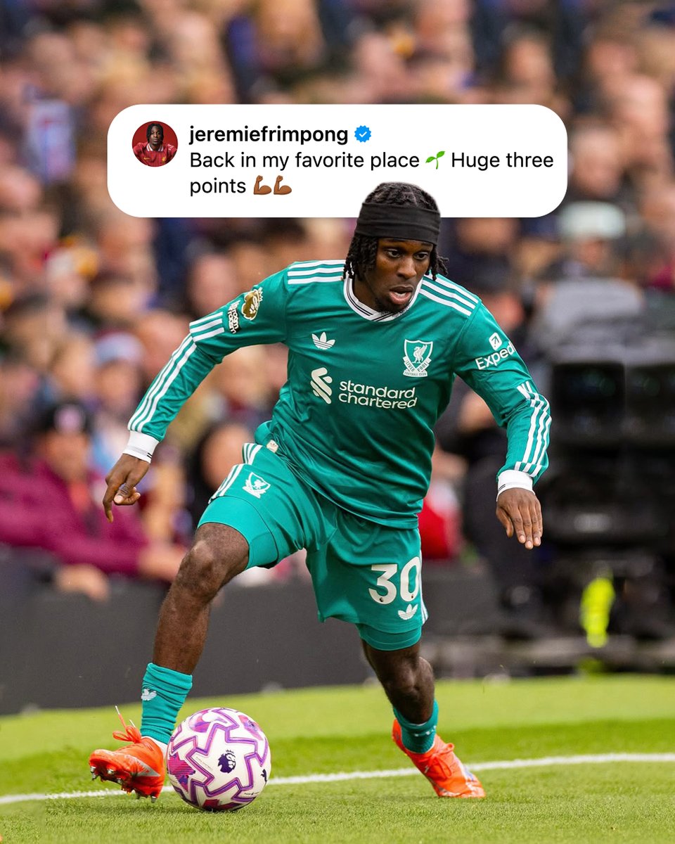 Good to see you back on the pitch, <a href="/JeremieFrimpong/">Jeremie Frimpong</a> 🌱💪