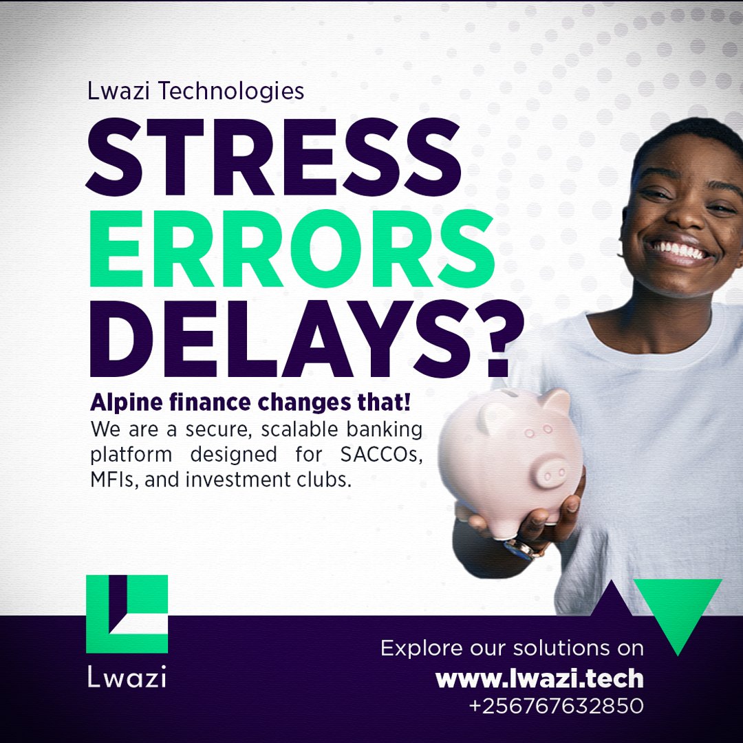 Lwazihq's tweet photo. At Lwazi Technologies, we build modern systems for SACCOs, MFIs, and savings groups. Financial technology should work for people. When institutions thrive, communities grow. Learn more at https://t.co/QhCx67a57G https://t.co/mRGzrBZsBH