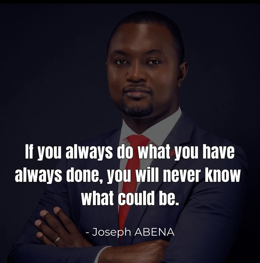 #Innovation begins when we challenge routine and embrace the risk of doing things differently. 

Progress doesn’t come from comfort zones, it comes from rethinking the norm, breaking patterns, and believing that something better is possible.

<a href="/JosephABENA/">Joseph ABENA 🇨🇲</a>