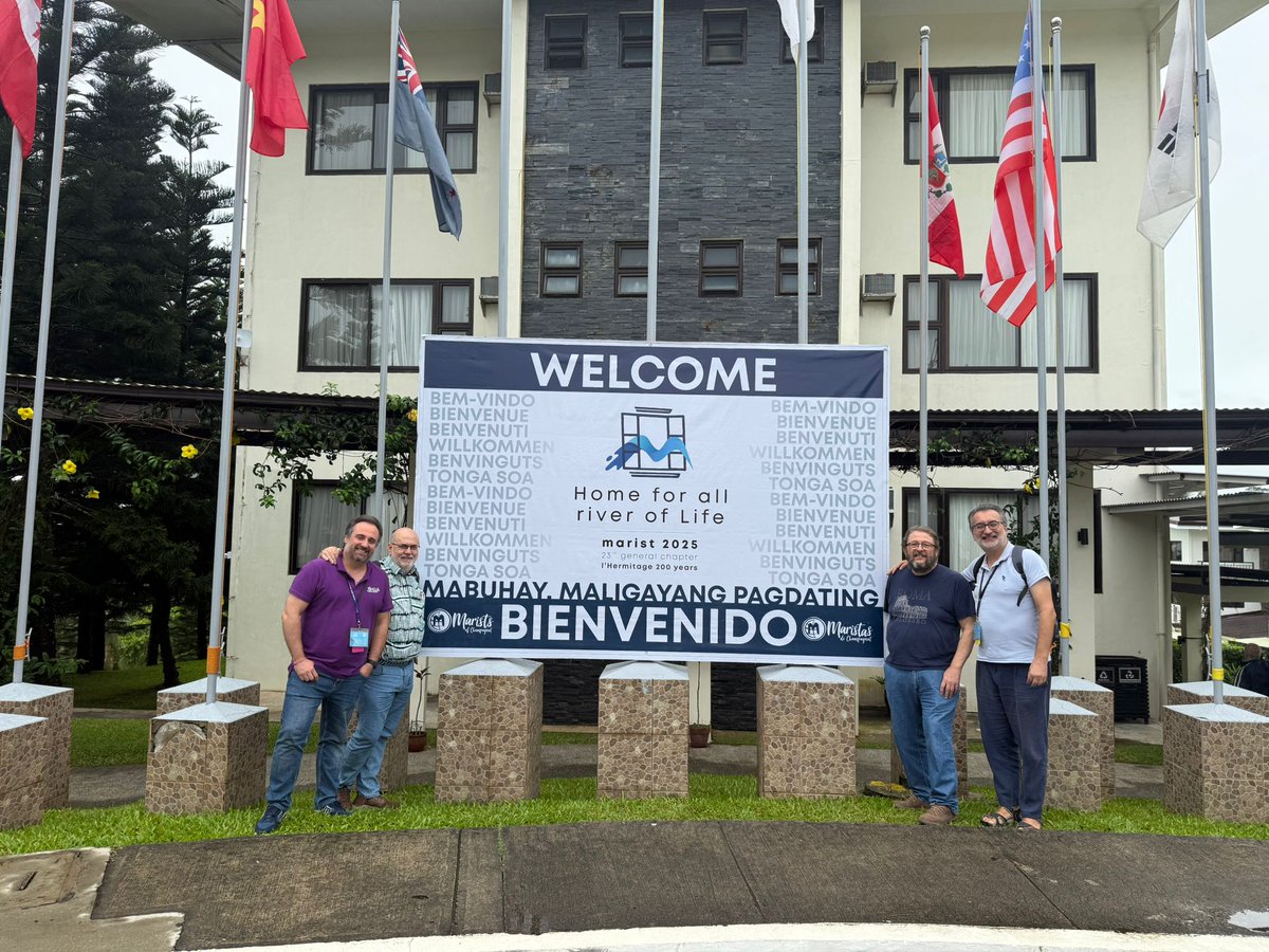 Completada la primera semana del Capítulo General <a href="/fms_champagnat/">FMS Champagnat</a> en Filipinas. Deseamos que la asamblea siga avanzando con ilusión, fe y esperanza; y recordamos y valoramos la presencia y participación de nuestros hermanos de #Maristas Mediterránea 💜
#MaristasChapter2025