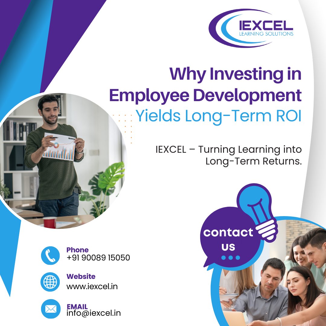 IexcelLearning's tweet image. Why Investing in Employee Development Yields Long-Term ROI
At iExcel, we believe your people are your greatest investment.
🔗 Visit: iexcel.in
📧 : info@iexcel.in
📞 Call/WhatsApp: +91 90089 15050
#iExcel #EmployeeDevelopment #InvestInPeople #WorkplaceGrowth