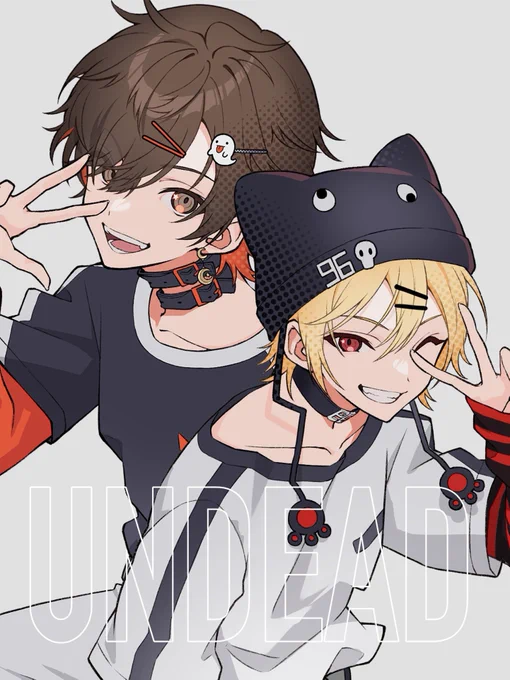 【Work】 UNDEAD/ YOASOBI(Cover) by天月×96猫 こちらのイラストを担当させていただきました とても楽しく描かせていただきました! お歌も動画も素晴らしいのでぜひ見てみてください 何卒よろしくお願いします