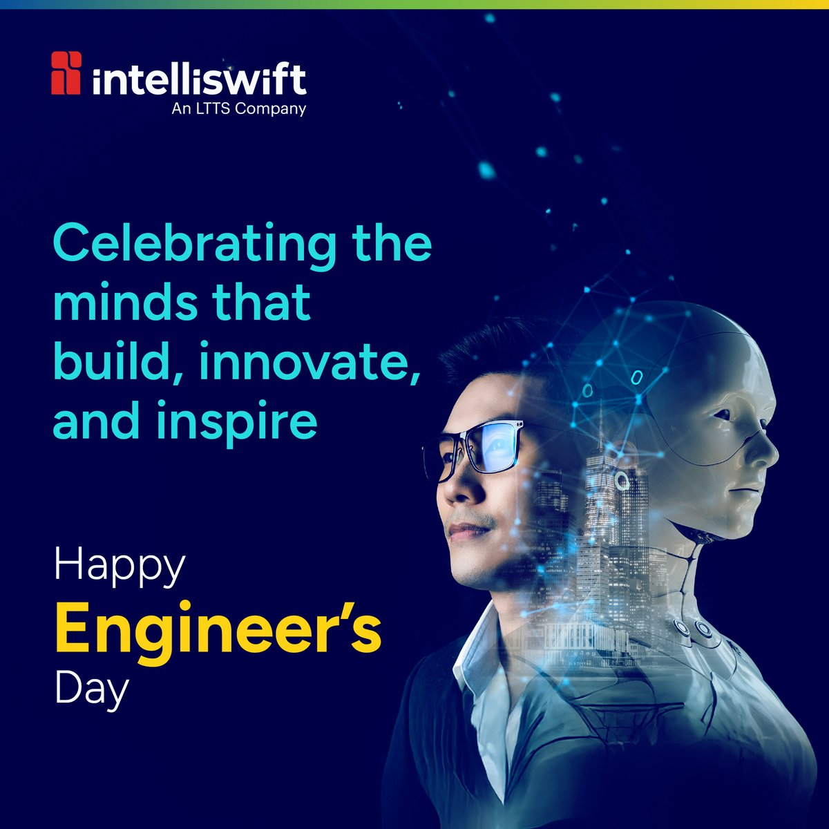 Intelliswift's tweet image. To all engineers, thank you for inspiring progress and engineering the change that shapes a brighter tomorrow.👷♂️👩💻
✨Happy Engineer’s Day!🎉
#EngineersDay #Engineeringthechange
