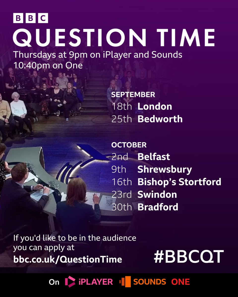 BBC Question Time tweet media