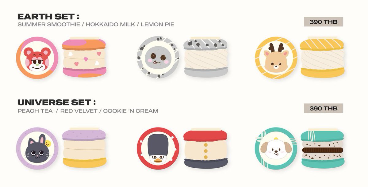 SOURI x RIIZE ทำน่ารักมากกกก น่ารักจนไม่กล้ากิน 🥹 แล้วมาการองเนื้อดลลี่กับอูรักบัมเป็นรสนมฮอกไกโดกับเลม่อนพายอะ สองรสนี้อร่อยมากกจริงๆๆๆ พ้มคอนเฟิร์ม