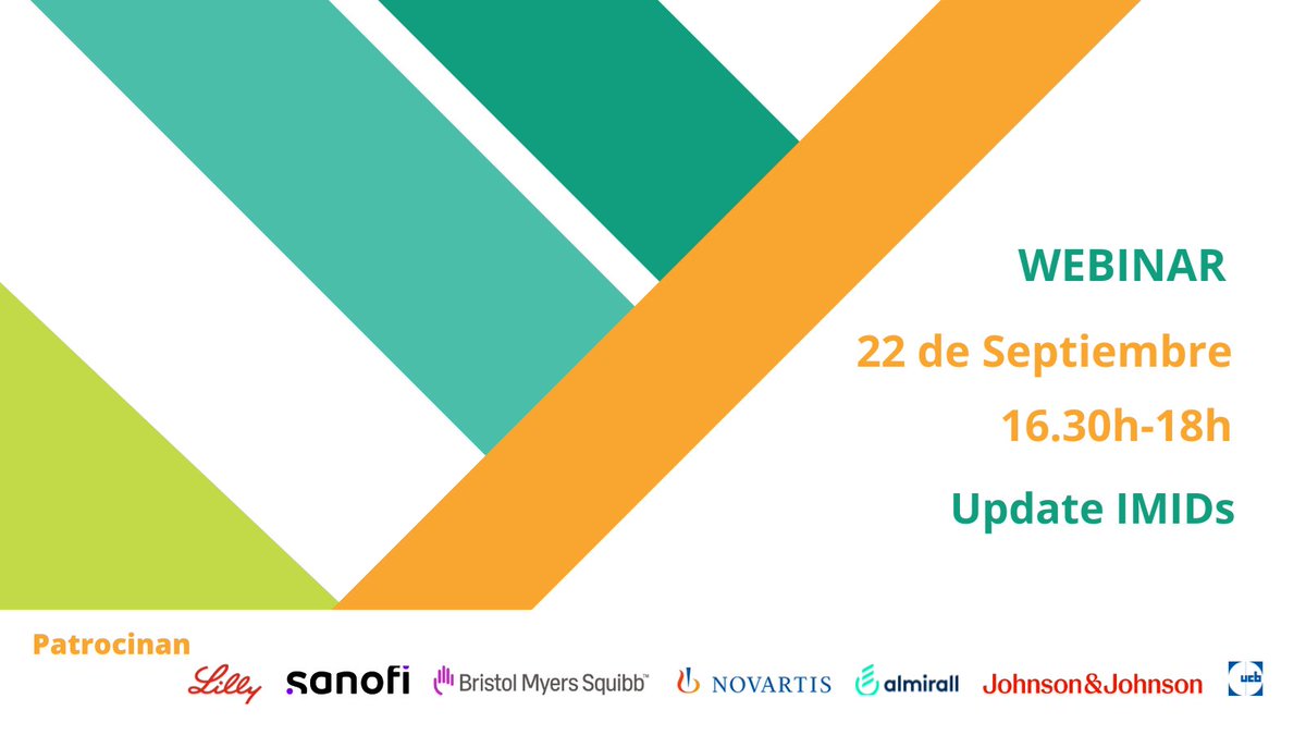 farupeib's tweet image. 📆 Lunes 22 sept / 16.30h Update #IMIDs
✏️ Incripciones f.mtr.cool/ldsjrphotq

Modera @antonia_maestre

🎙️Ponentes
@frmoranta de @IBDBellvitge / @hbellvitge
Joan Garcias Ladaria de #Dermatología / @SonEspases
Juan Carlos Quevedo. #Reumatología / H.U. de Gran Canaria Dr. Negrín