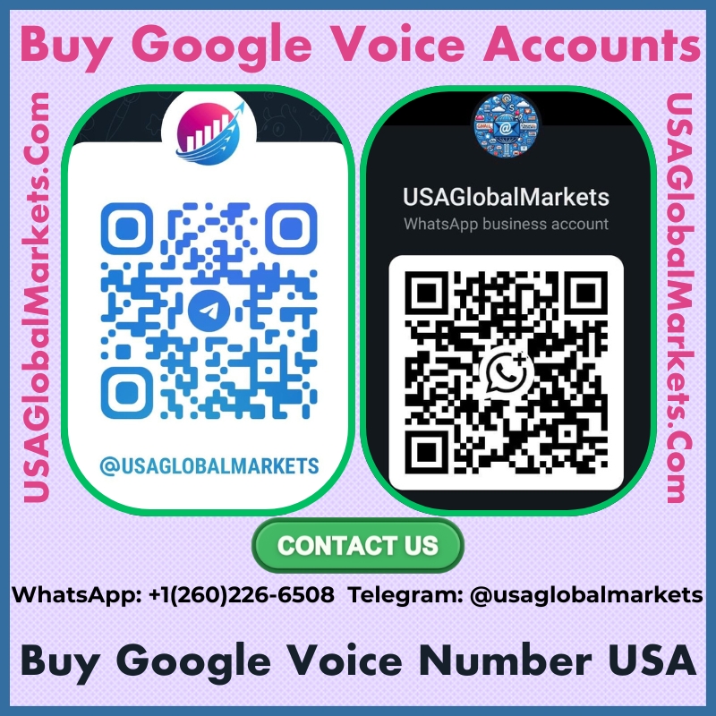 jfruhsvjbf22083's tweet photo. Buy Google Voice Accounts

WhatsApp: +1 (260) 226-6508
Telegram: @usaglobalmarkets

https://t.co/9EBnhSkLjq

#BuyGoogleVoiceAccounts #BuyGoogleVoiceAccountsOnline #StepByStepTutorial #CheapGoogleVoice #GoogleVoiceForSale https://t.co/GuMPNZae1n