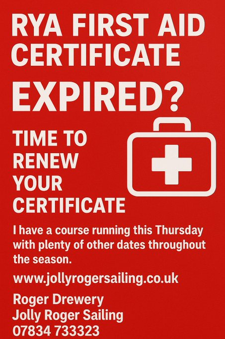 Jolly Roger Sailing RYA Sailing School tweet media