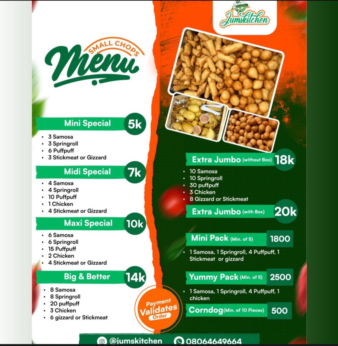 Jumskitchen's tweet image. You’re craving smallchops and you need a platter within your budget . 

Just send us a DM , let us make it happen .

#smallchopsinakure #bestsmallchopsinakure #smallchops