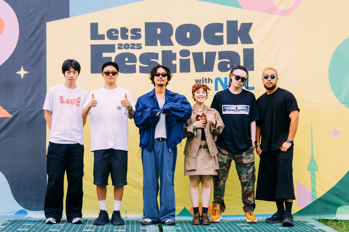 렛츠락 페스티벌 tweet media