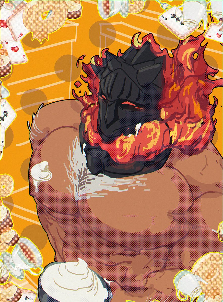 Surtr's just happy you want to have his 'cooking'
[The sketch on done during stream]