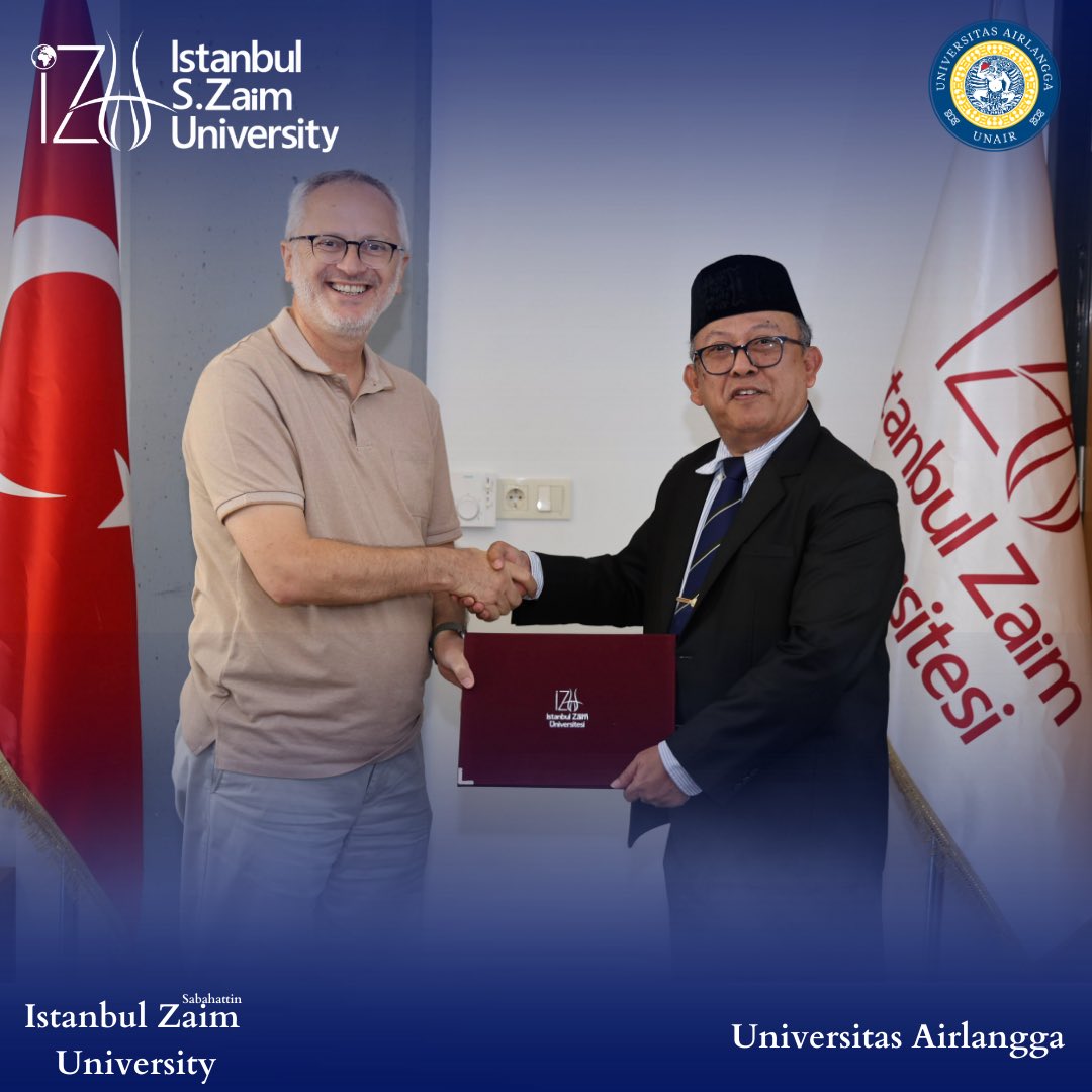 Istanbul Sabahattin Zaim University welcomed the delegation from the Faculty of Veterinary Medicine, Universitas Airlangga, Indonesia.
The visit featured the signing of a Memorandum of Agreement between the two faculties🤝