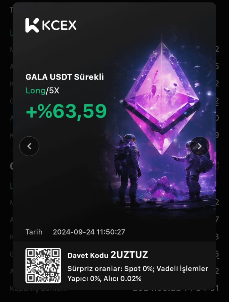 KCEX "Benzer K-Line" yayında!
BTC/ETH için 1s, 4s, 8s, 1g grafik desteği. Geçmişi karşılaştır, trendi yakala.
2UZTUZ koduyla kaydol, düşük komisyon ve bonus kazan!
kcex.com/register?invit…