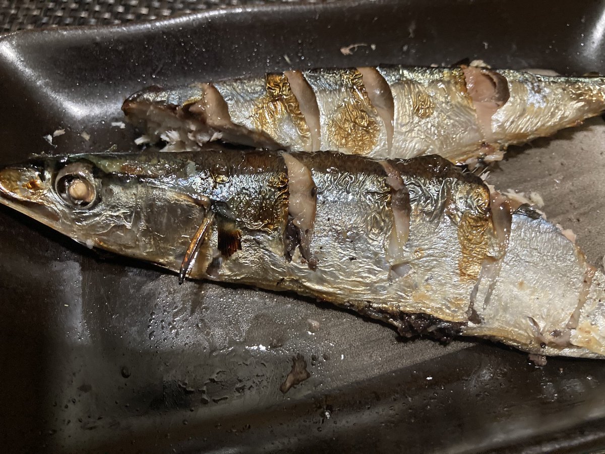 秋刀魚が食べたかった❗️
ずぅ〜っと前からぁ〜、食べーたかぁったぁ〜〜🎶
