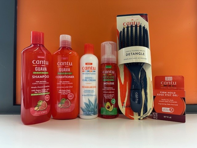 Celebrating #EMBRACEYOURCROWN for World Afro Hair Day! Huge thank you to <a href="/cantubeauty/">Cantu Beauty</a> for the generous donation of hair products. Our students are excited and ready for today's lunchtime workshop! Can’t wait to embrace, learn &amp; celebrate the beauty of Afro hair together 💜👑