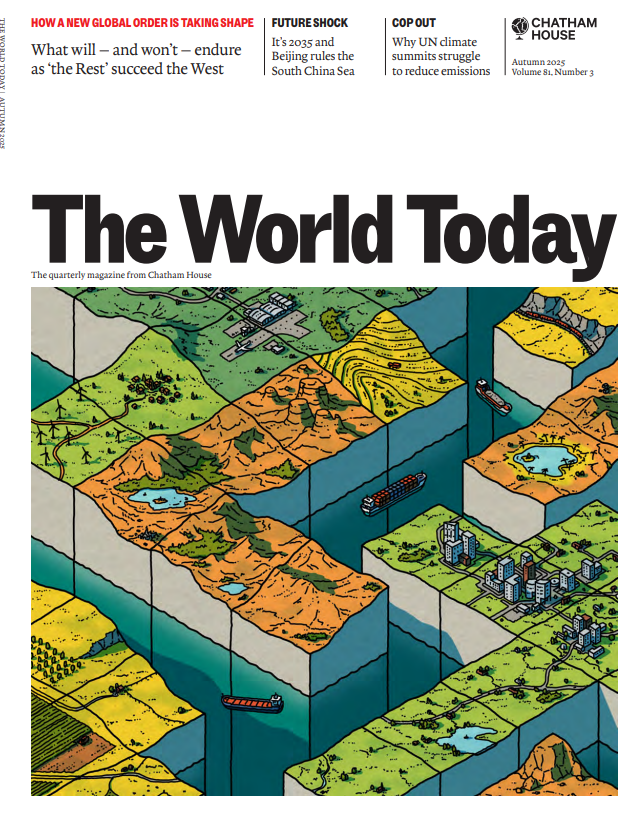 📢Our autumn issue is OUT NOW!

Check out stories about the world order after Trump, new climate thinking ahead of #COP30, the changing views of Israeli society on the war in Gaza and lots more. 🇮🇱🇵🇸🇺🇸🌎

Read here: chathamhouse.org/publications/t…